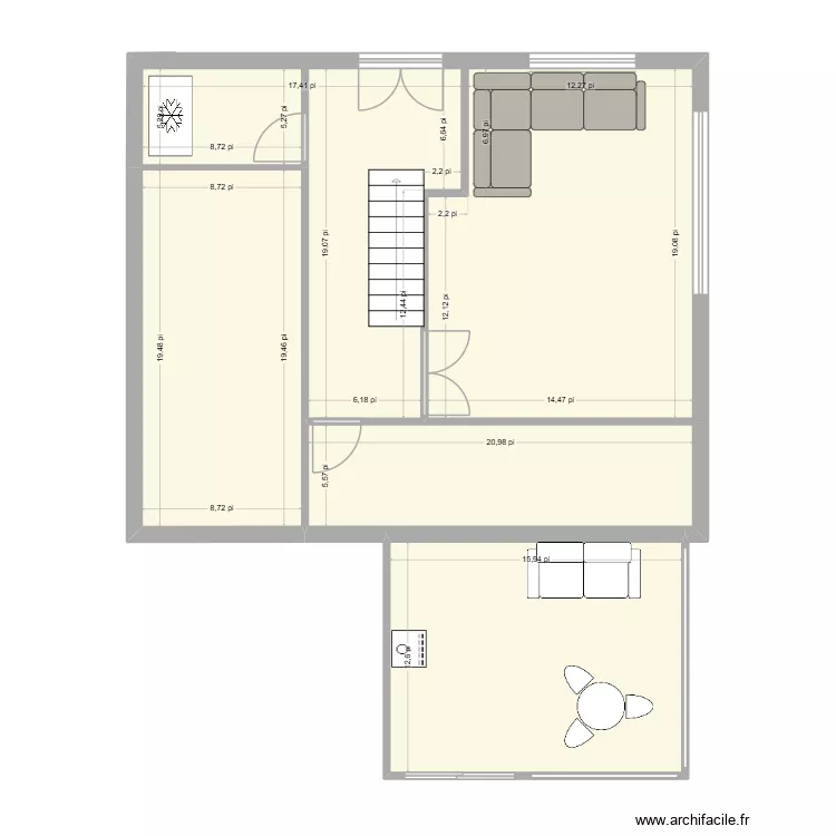 chalet 6 entré parking rdc. Plan de 5 et 86 m² chalet 6 entré parking rdc. Plan de 5 et 86 m²