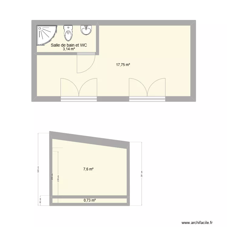 Yeu bis. Plan de 