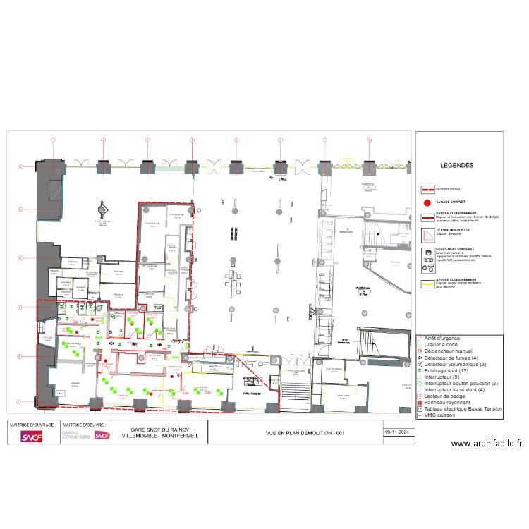 sncf le raincy. Plan de 0 pièce et 0 m2