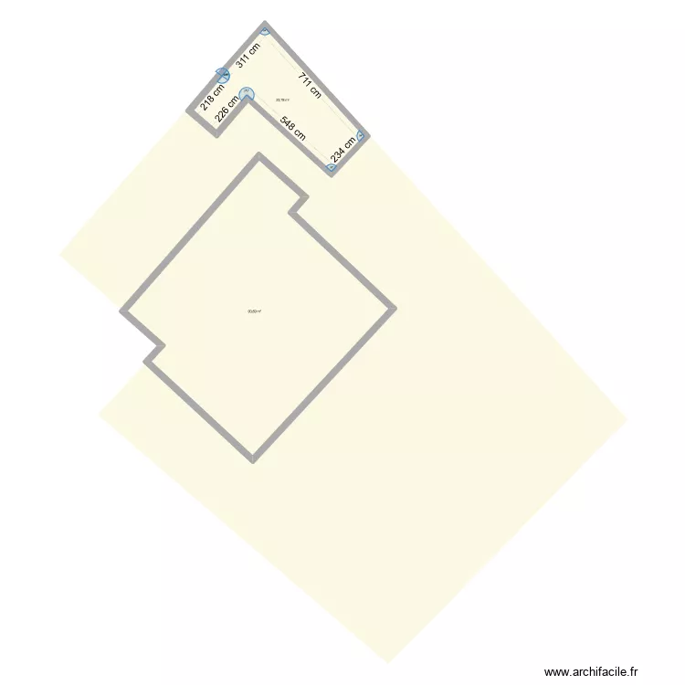 Cadastre Duranne cabanon. Plan de 