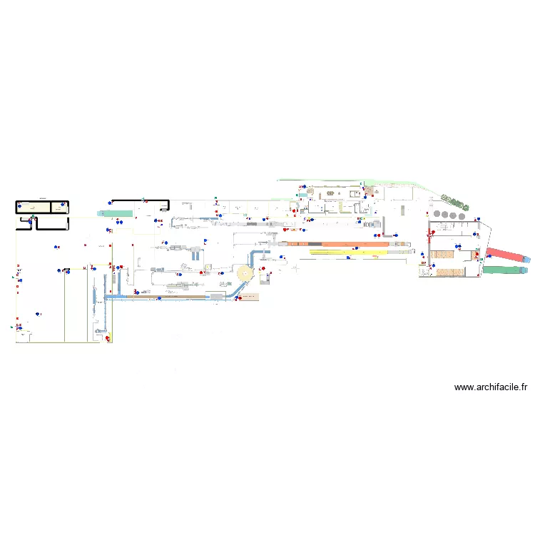 RDC BISCUITERIE. Plan de 