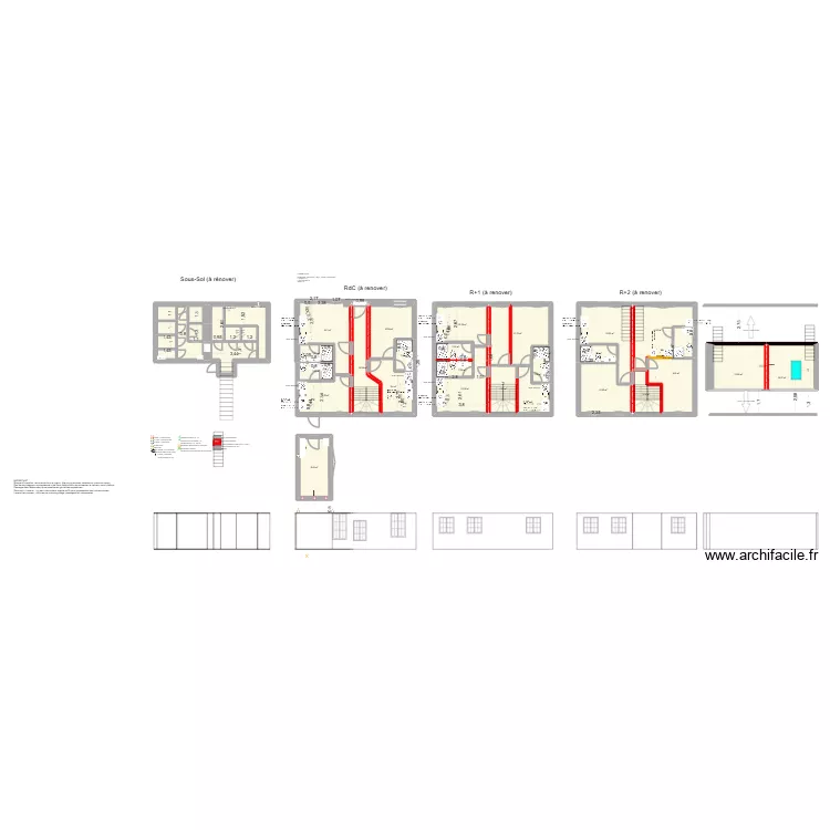 EAU - FINAL. Plan de 37  et 256 m²