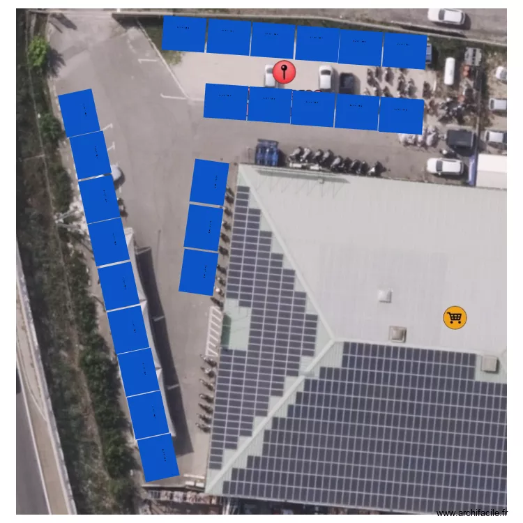 VIDE GRENIER EXTERIEUR ROCHEFORT . Plan de 