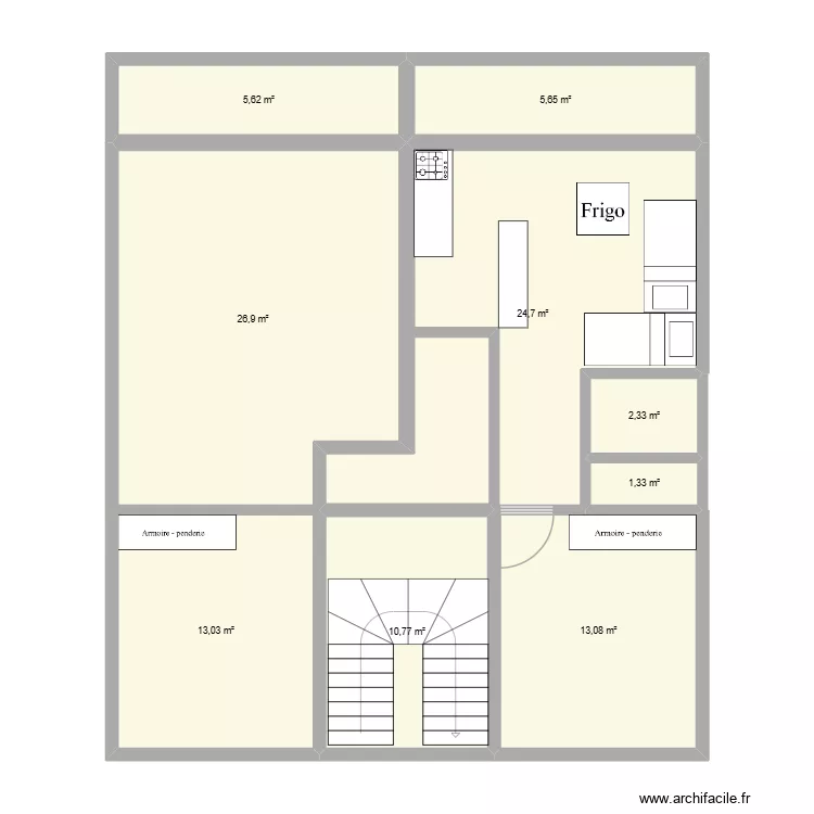 Maison 1. Plan de 9 et 103 m² Maison 1. Plan de 9 et 103 m²