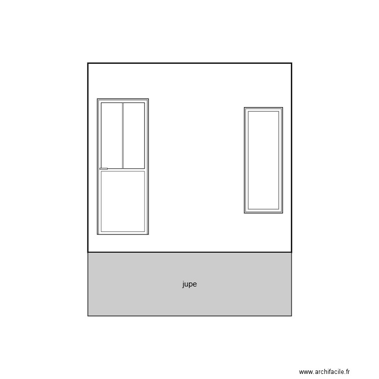 Facade avant. Plan de 0 pièce et 0 m2