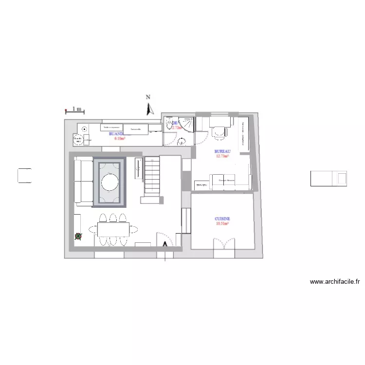 Masion Mazargues. Plan de 