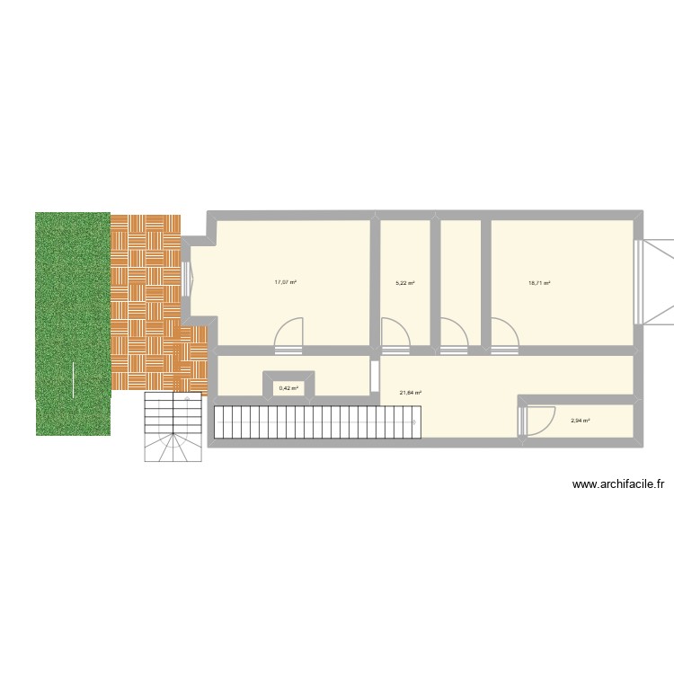 Tolstoi RDC. Plan de 0 pièce et 0 m2