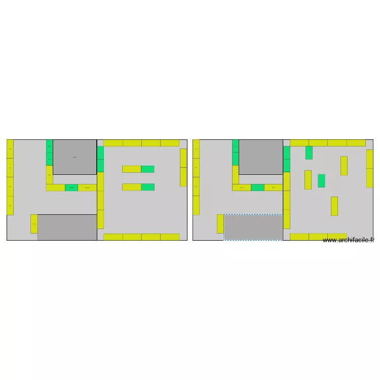 d&eacute;pot 1. Plan de 