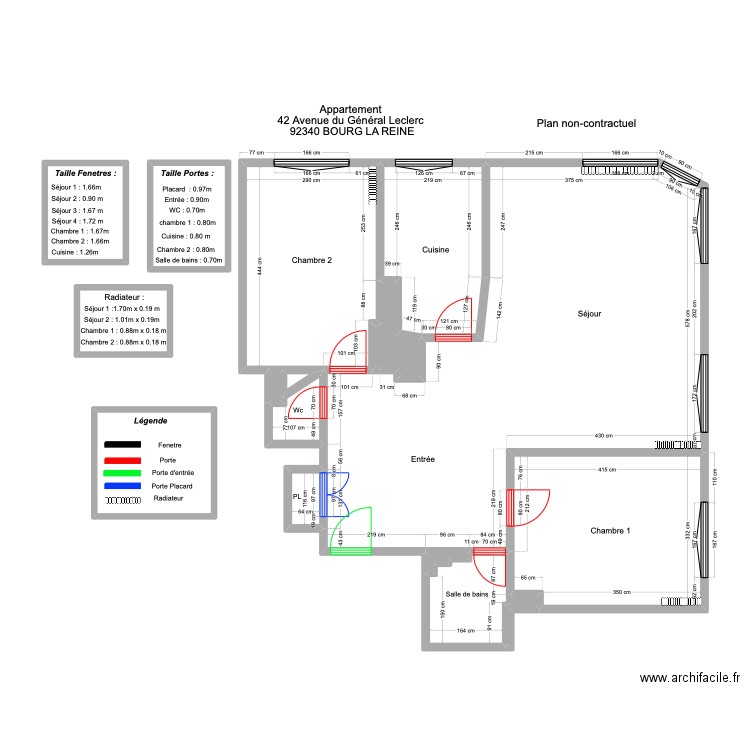 EXEMPLE SCI LES 2G . Plan de 0 pièce et 0 m2