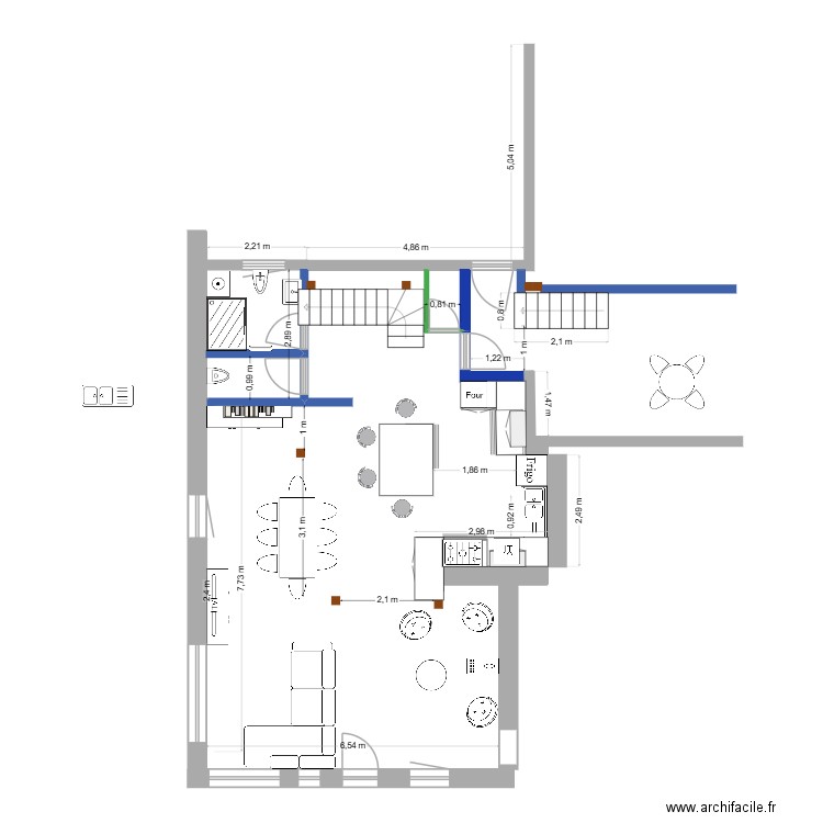 cuisine Fabi. Plan de 0 pièce et 0 m2