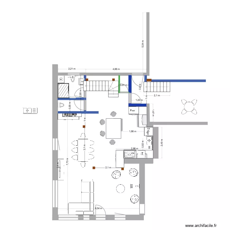 cuisine Fabi. Plan de 