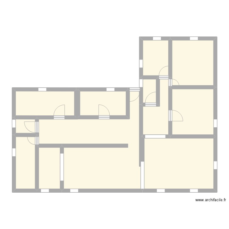 garcia. Plan de 12 pièces et 107 m2