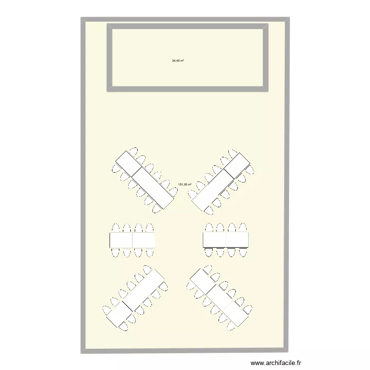 PLAN CROIX. Plan de 2  et 206 m²