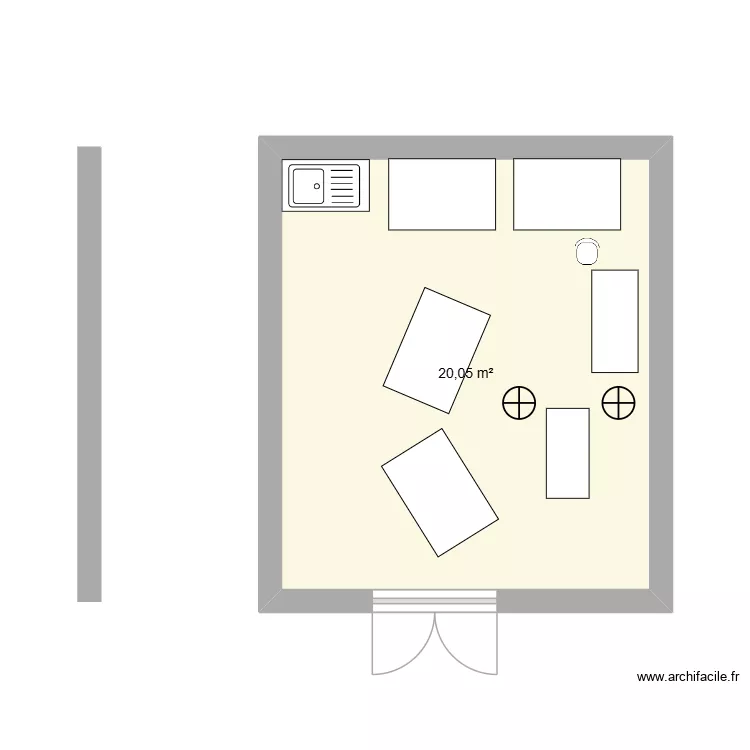 MIELLERIE extraction miel. Plan de 1 et 20 m² MIELLERIE extraction miel. Plan de 1 et 20 m²