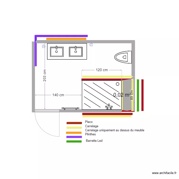 CT-PLAN Gardiol - SDB Haut. Plan de 