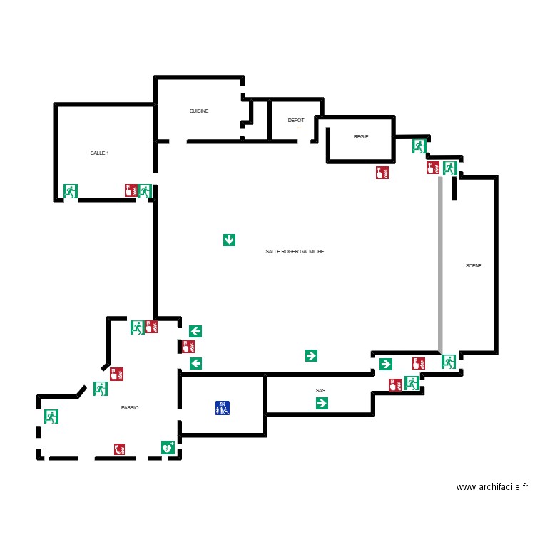 CSC. Plan de 0 pièce et 0 m2