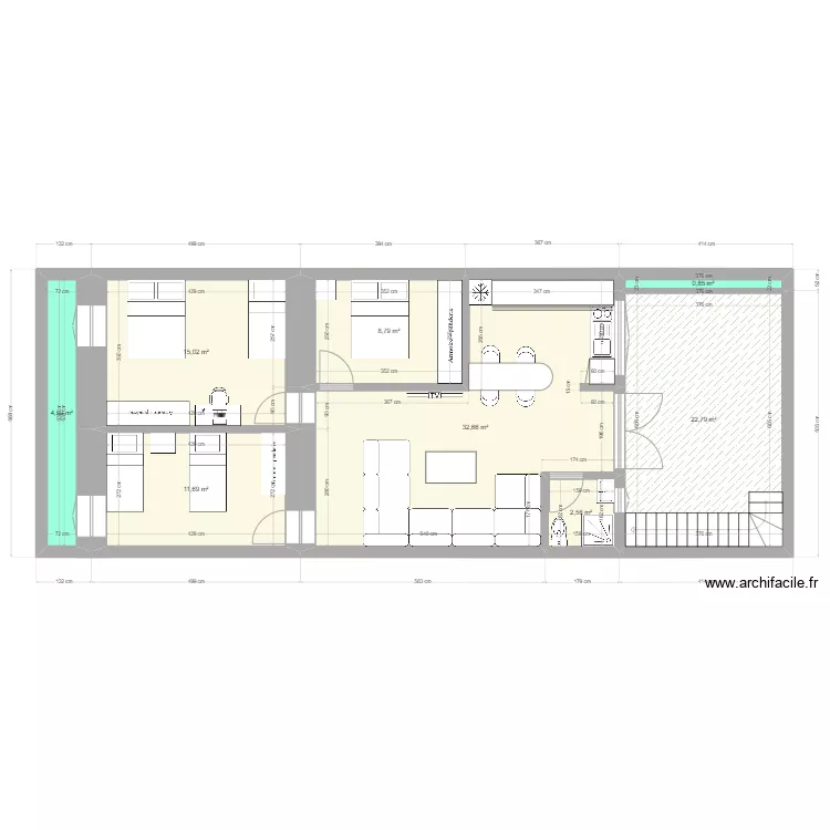 Dar allouche . Plan de Dar allouche . Plan de