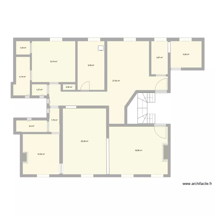 Plan Asni&egrave;res V2. Plan de 