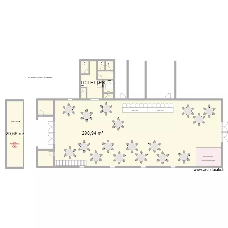 SALLE ST MAURICE III. Plan de 