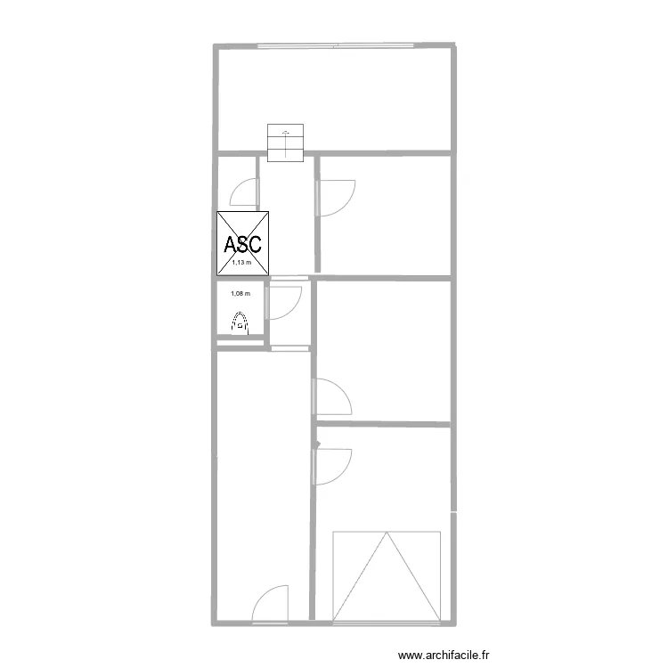 MJ rez ( uniquement les murs). Plan de 