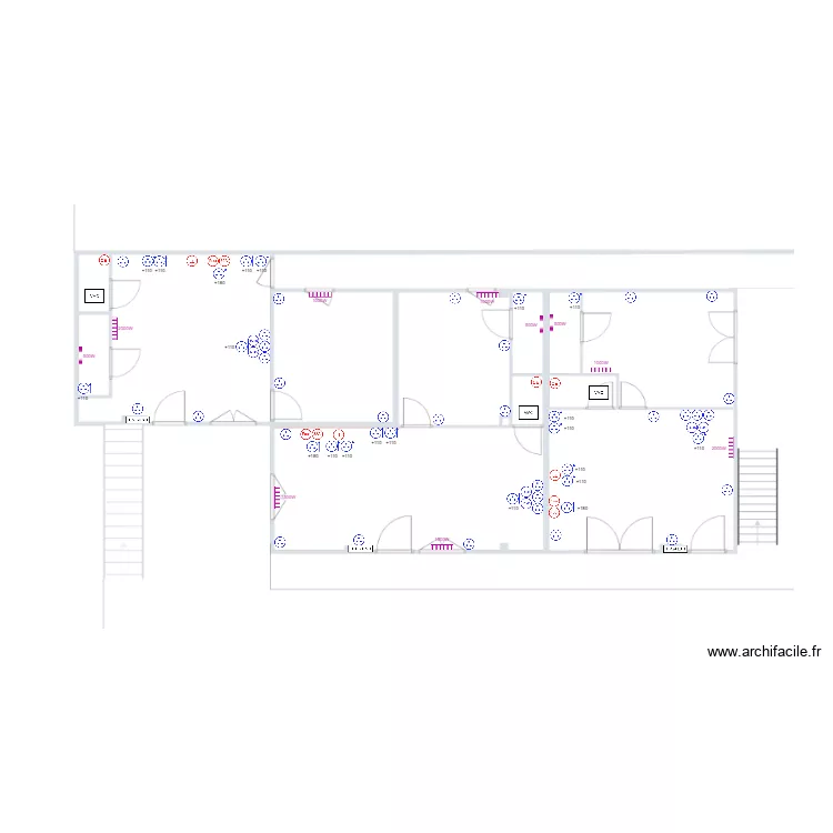 Plan pc, vmc, rad RDC Bégaar. Plan de Plan pc, vmc, rad RDC Bégaar. Plan de