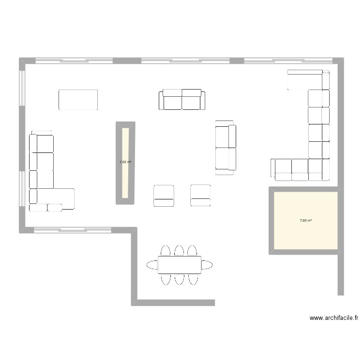 option 1. Plan de 0 pièce et 0 m2