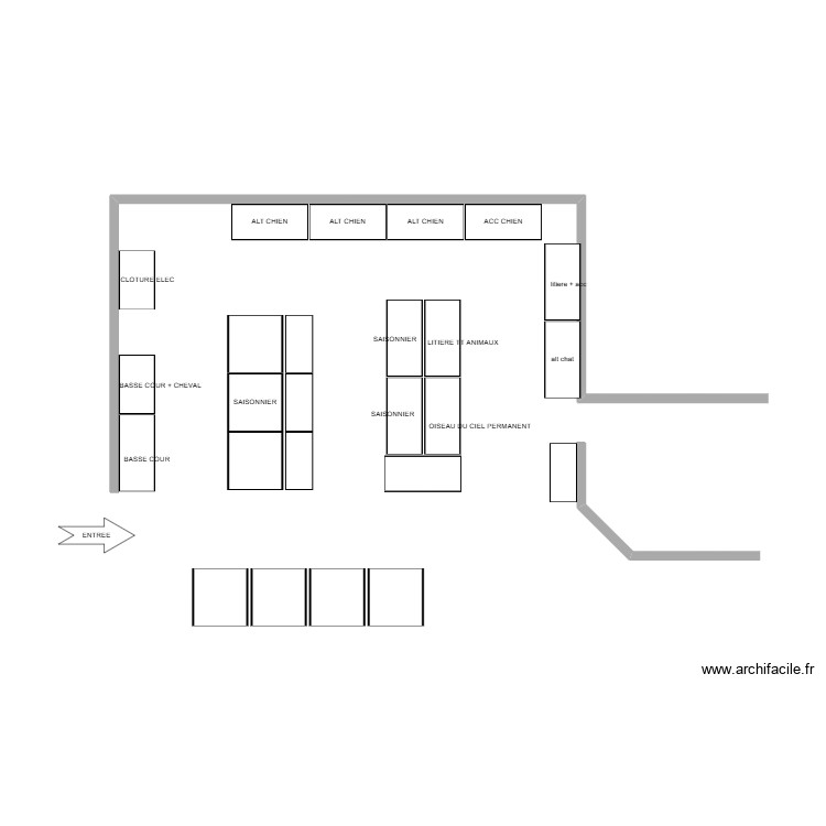 anim bar sur seine. Plan de 0 pièce et 0 m2