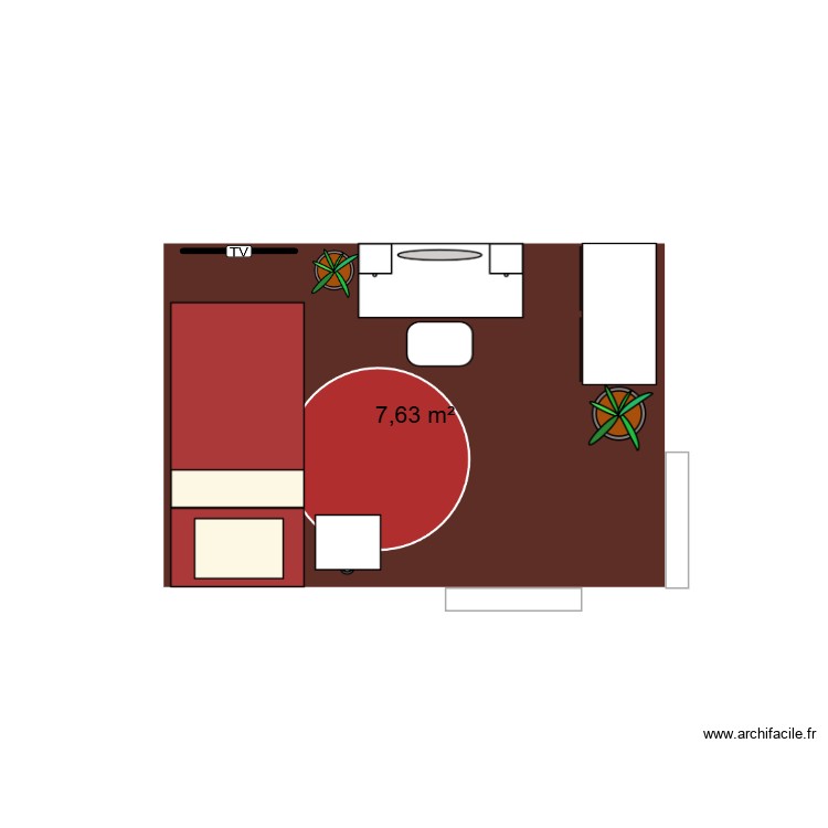 chambre tatie. Plan de 0 pièce et 0 m2