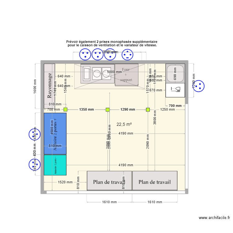 AMEL EVENT. Plan de 1 pièce et 23 m2
