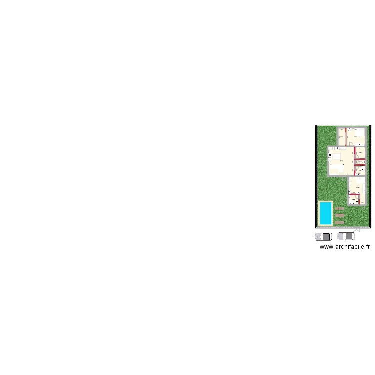 mon future. Plan de 8 pièces et 85 m2