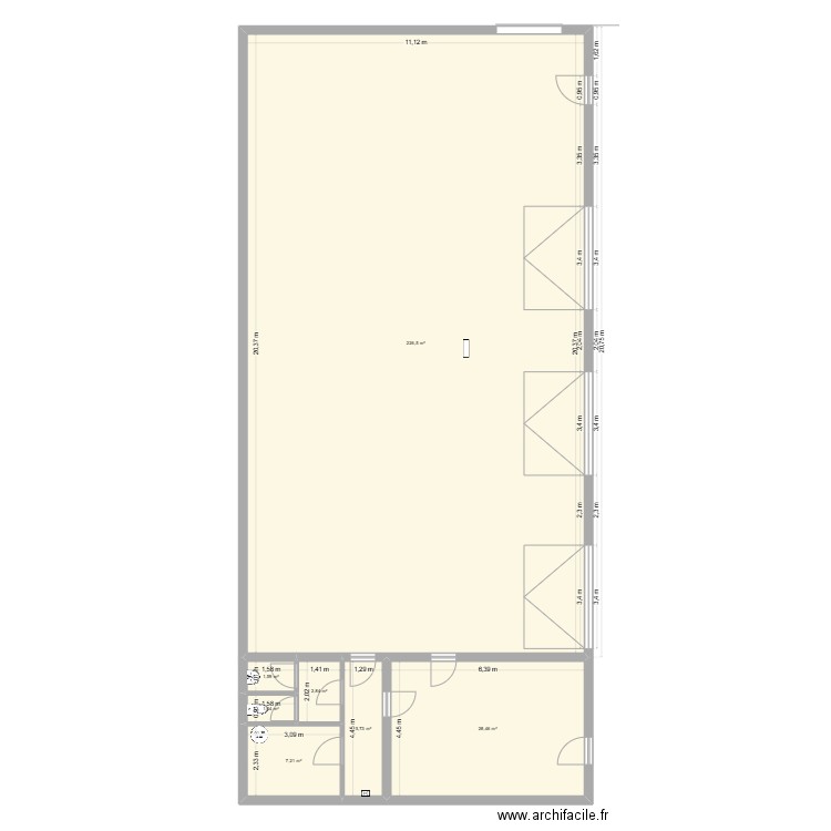 plan mag. Plan de 7 pièces et 274 m2