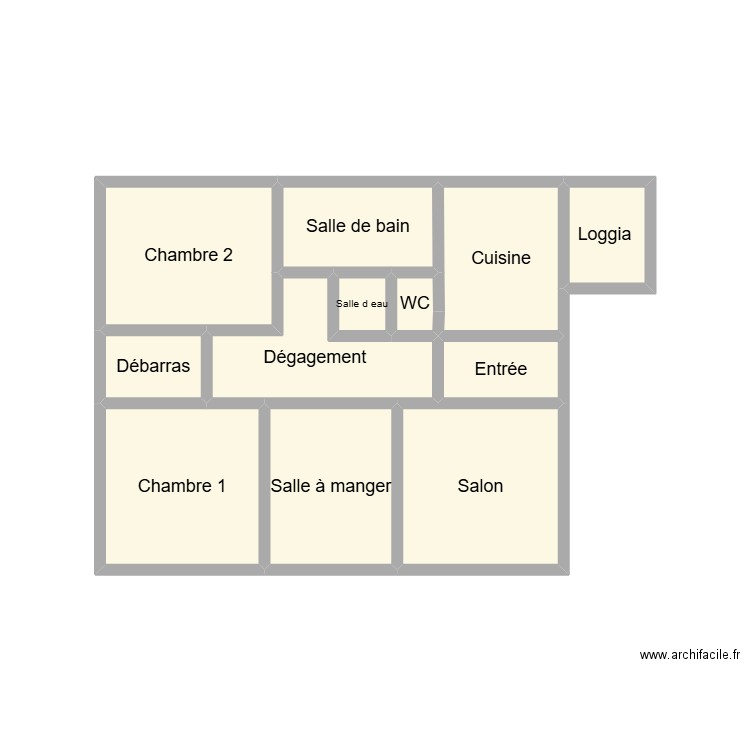 2507 DUMOUSTIER. Plan de 12 pièces et 16 m2