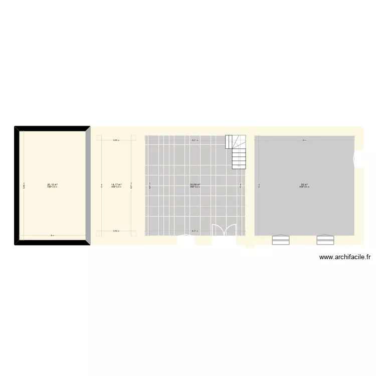 maison. Plan de 4 Pièces et 112 m²
