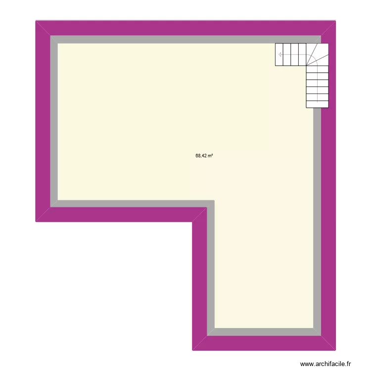 Maison Thomery. Plan de 5 pièces et 183 m²