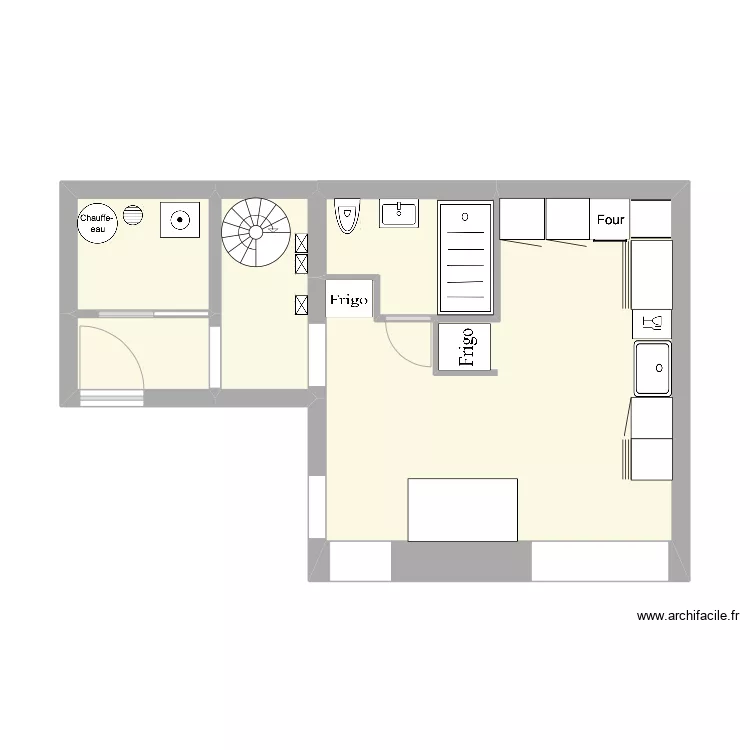 Plan Chantale Sainte C&eacute;cile les Vignes. Plan de 