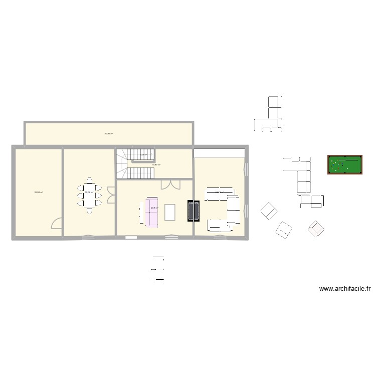 TROUVILLE 2. Plan de 0 pièce et 0 m2