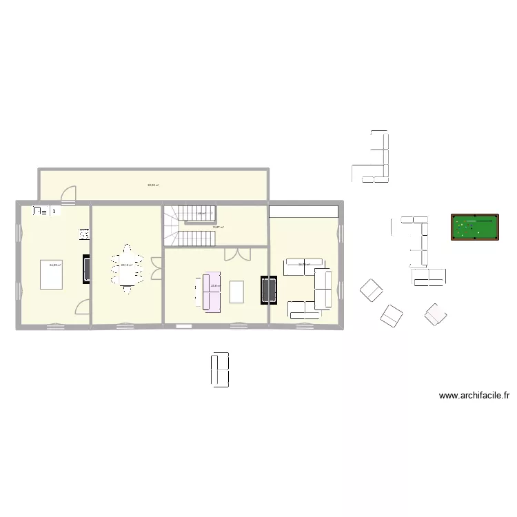 TROUVILLE 2. Plan de 7 et 132 m² TROUVILLE 2. Plan de 7 et 132 m²