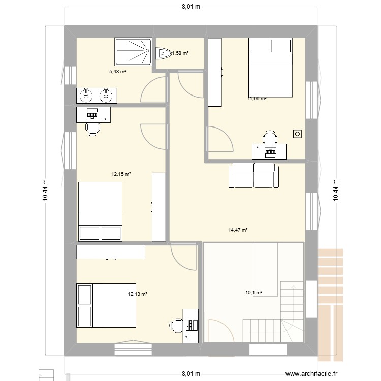 20-10 en long v2. Plan de 0 pièce et 0 m2 20-10 en long v2. Plan de 0 pièce et 0 m2