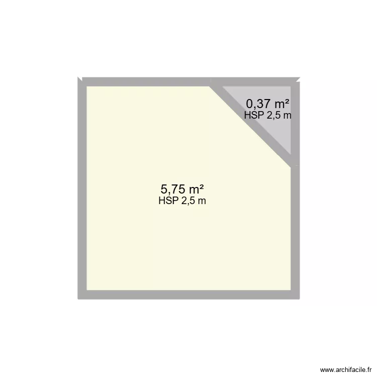 coop and pond. Plan de 2 Pièces et 6 m² coop and pond. Plan de 2 Pièces et 6 m²