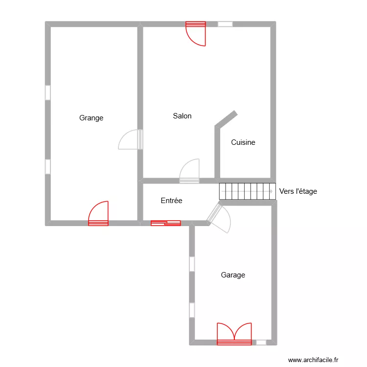 Lain_plan. Plan de 3  et 78 m²