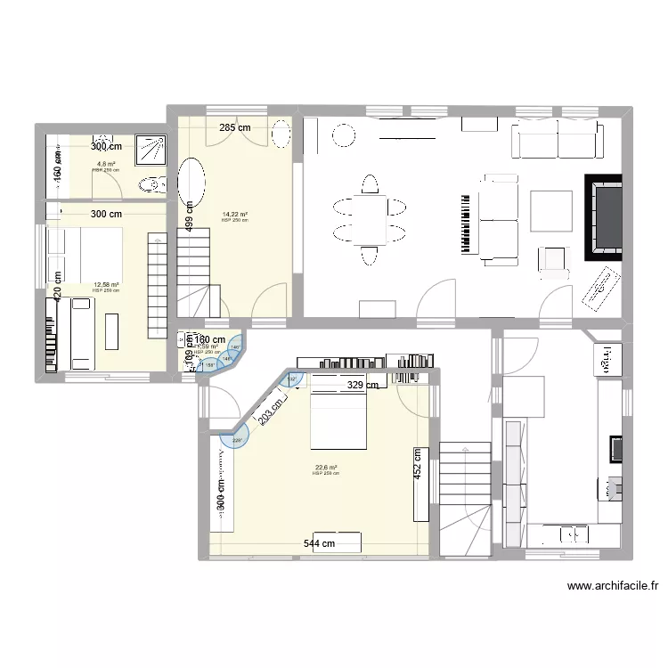 PLAN ANET SURFACES 3. Plan de 