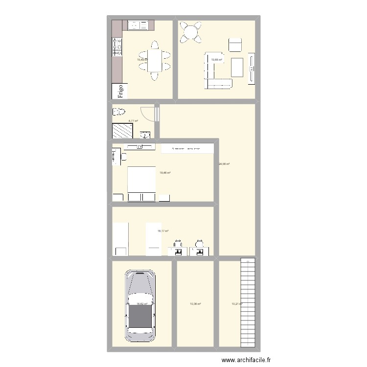 rdc v2. Plan de 0 pièce et 0 m2