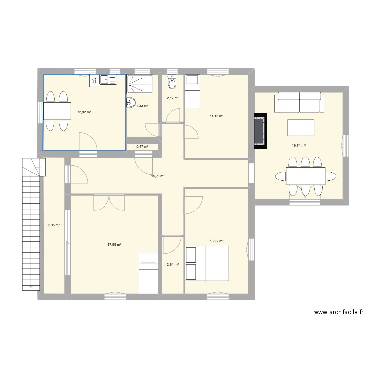 n1 Grand large. Plan de 0 pièce et 0 m2