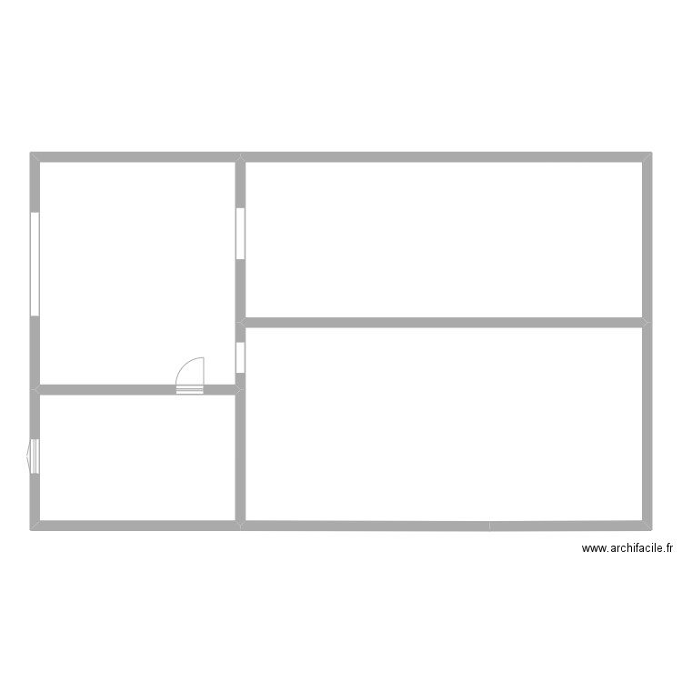 marchand SS. Plan de 4 pièces et 173 m2