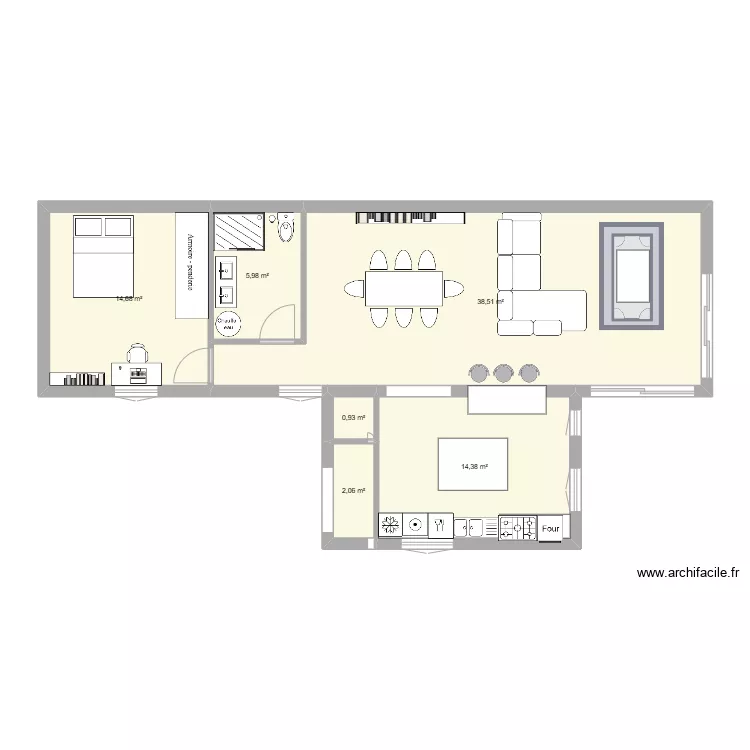 Maison Lardenne. Plan de 