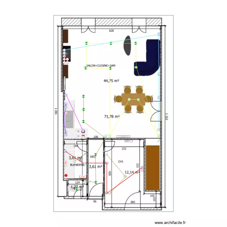 RDC Duplex. Plan de RDC Duplex. Plan de