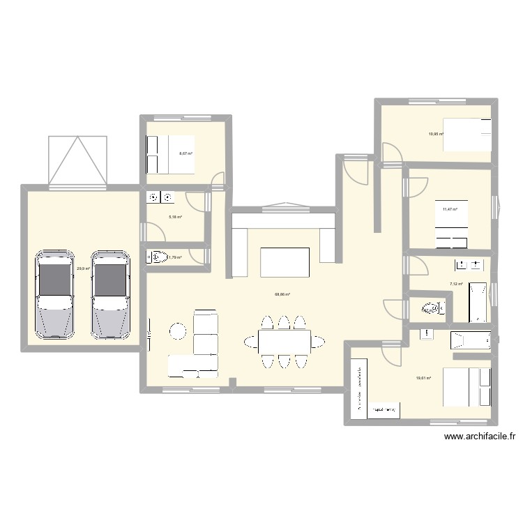 Raison.. Plan de 0 pièce et 0 m2