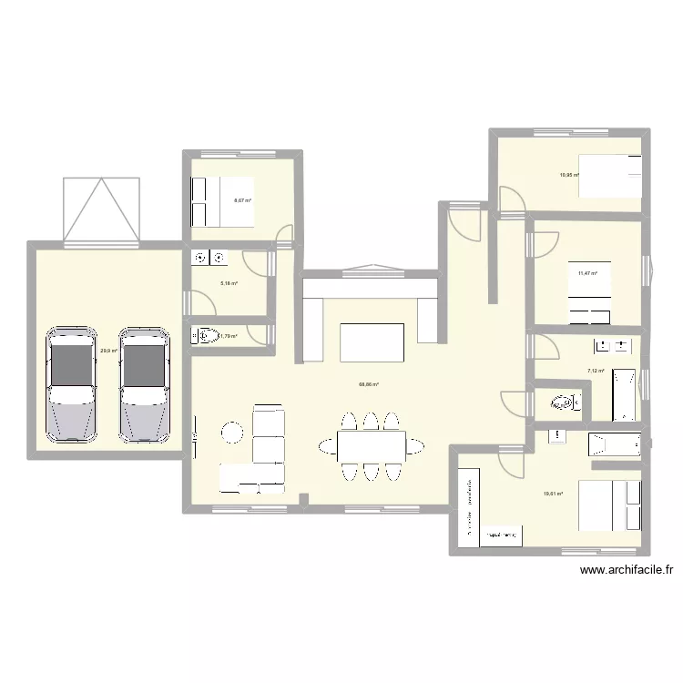 Raison.. Plan de 10 et 165 m² Raison.. Plan de 10 et 165 m²
