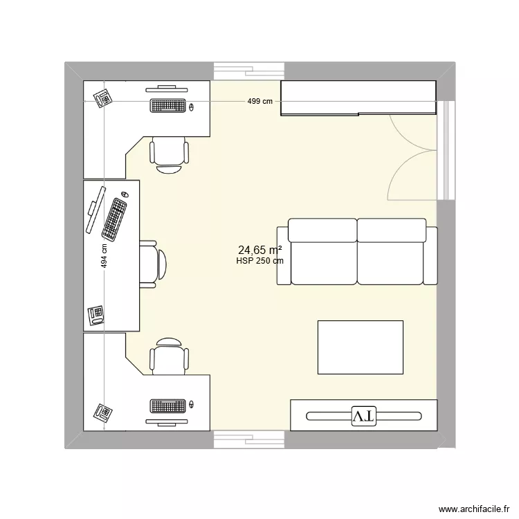 bureau defi. Plan de 