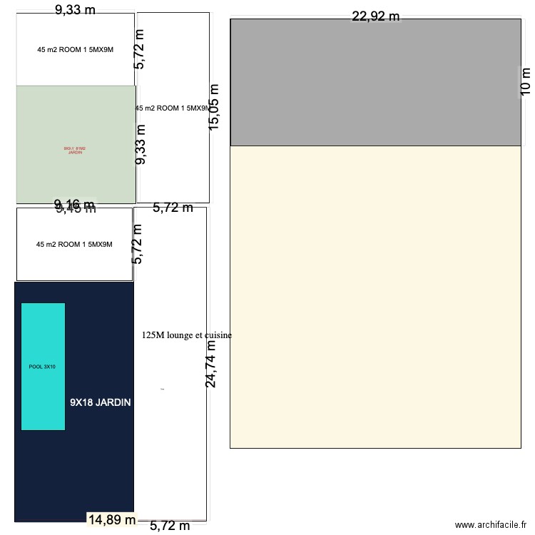BALI TEST 1. Plan de 0 pièce et 0 m2